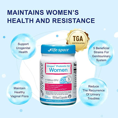 Life Space Urogen™ Probiotic For Women 60capsule