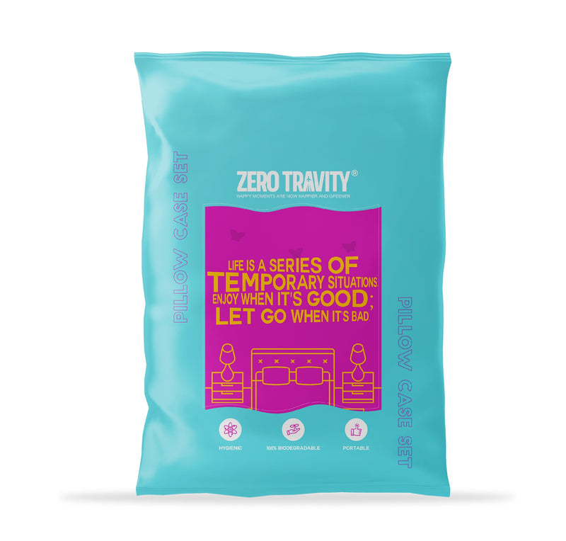 ZERO TRAVITY 旅遊環保便攜枕頭套 (2個入)