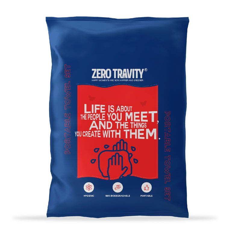 ZERO TRAVITY 環保便攜粒裝壓縮毛巾 (10個裝)