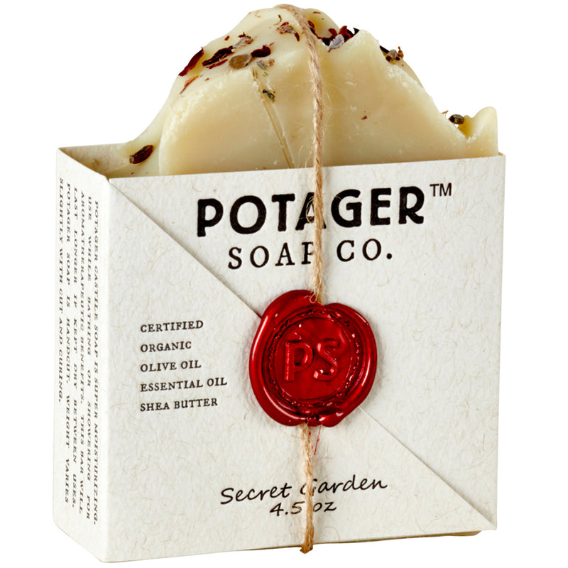 Potager SOAP Secret Garden Organic Handmade Soap 4.5OZ
