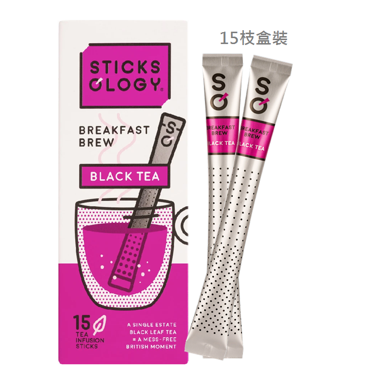 StickSology Breakfast Brew Black Tea Box 15 sticks