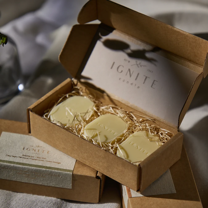 【IGNITE CANDLE】Aromatherapy Scented  Wax Bricks - Summer